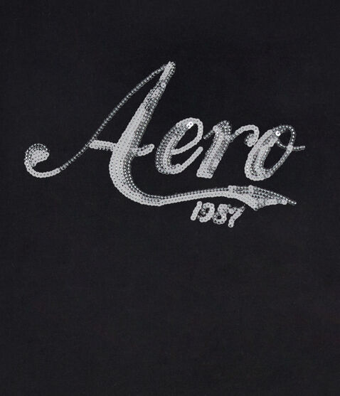 Aero Sequin Logo Graphic Tee Aero Sequin Logo Graphic Tee