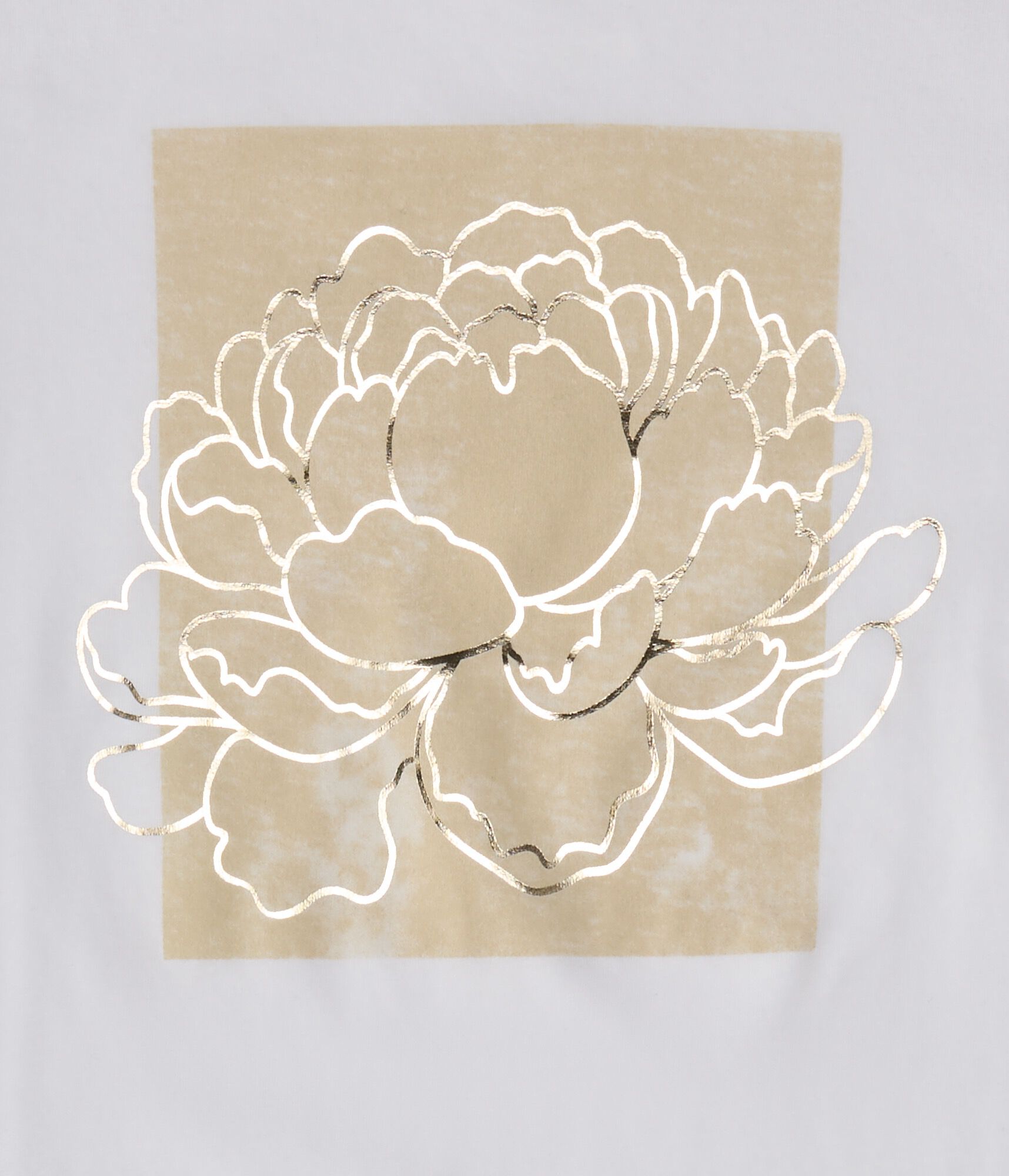 Floral Box Foil Graphic Tee