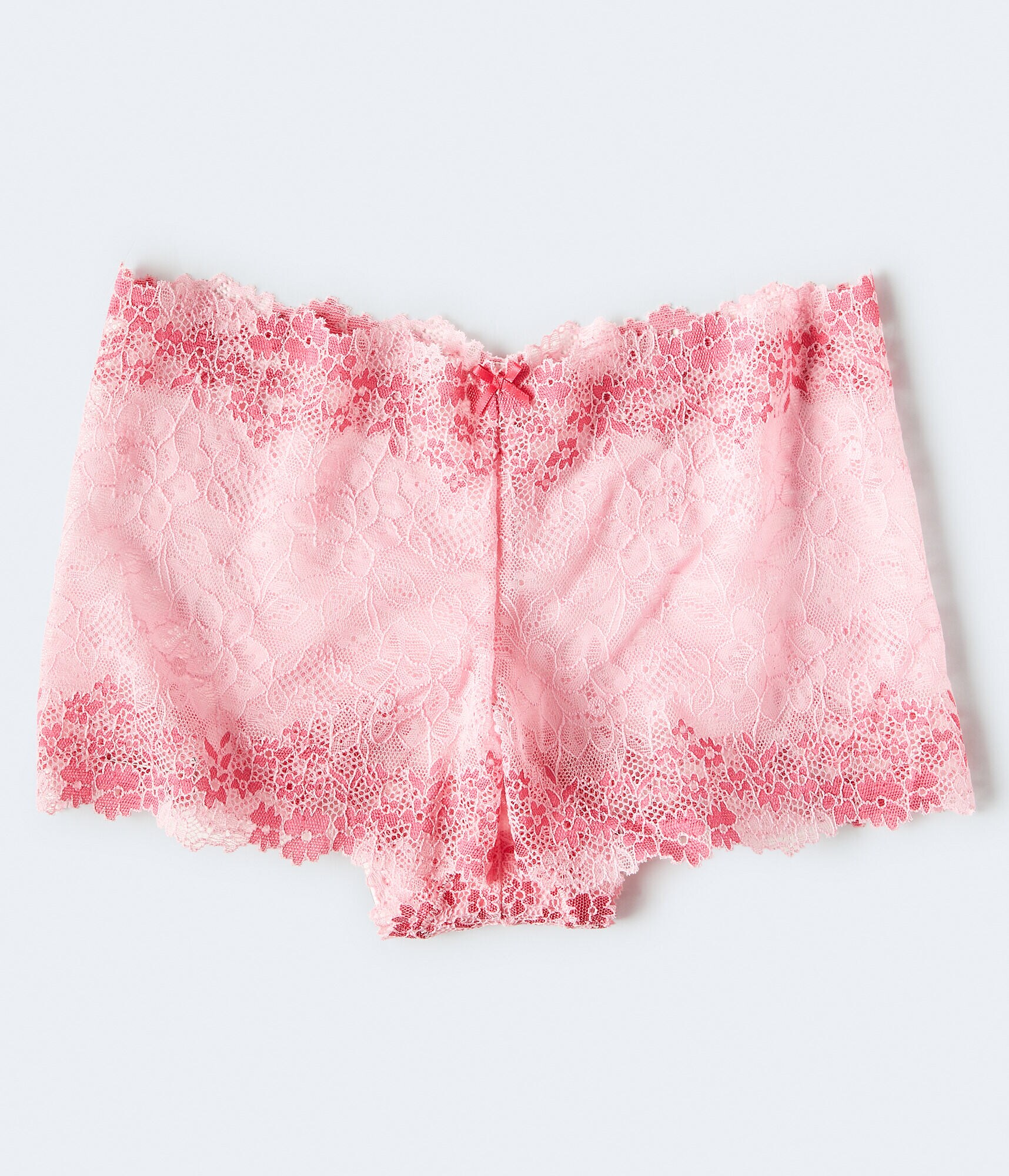 Cross-Dyed Lace Boyshort