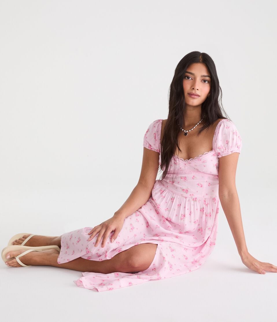 v neck lace midi dress Mew Mews Gryia V Neck Lace Midi Dress