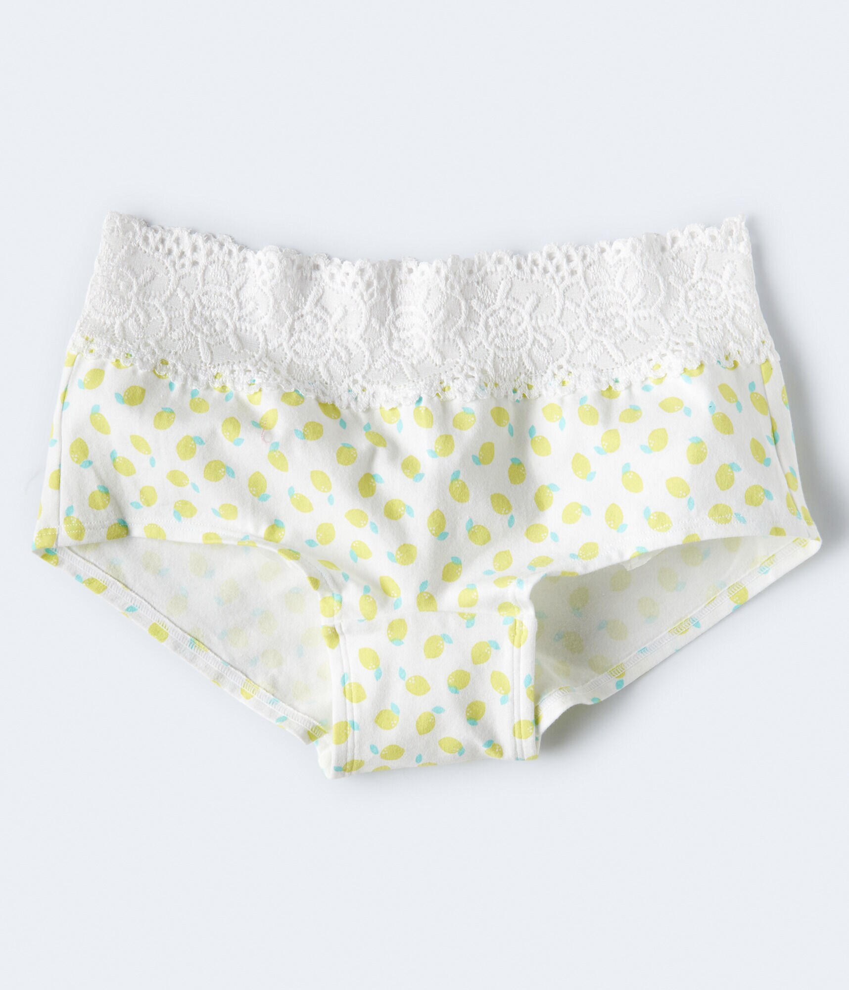 Lemon Lace-Trim Boyshort