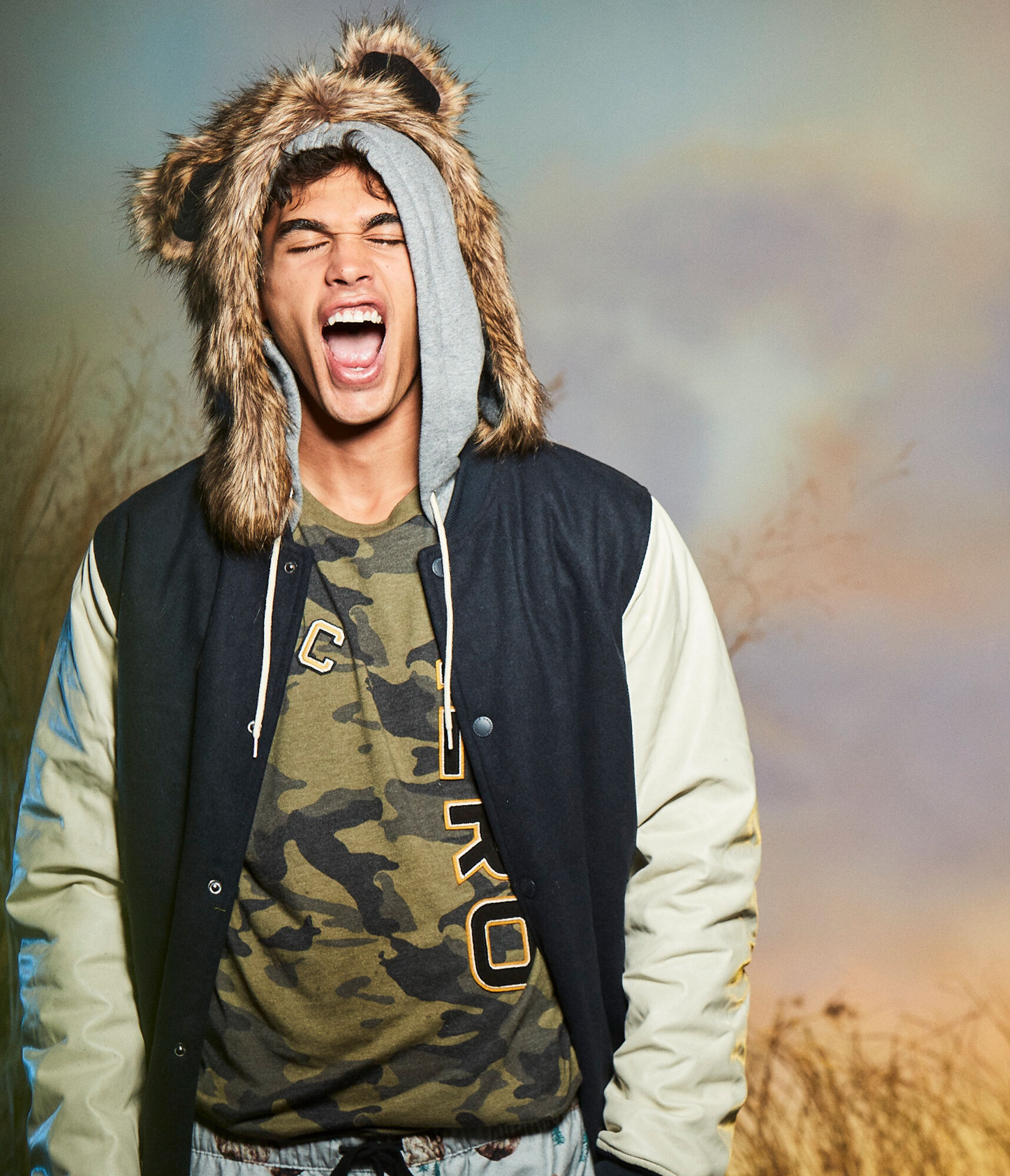 Bear Faux Fur Trapper Hat