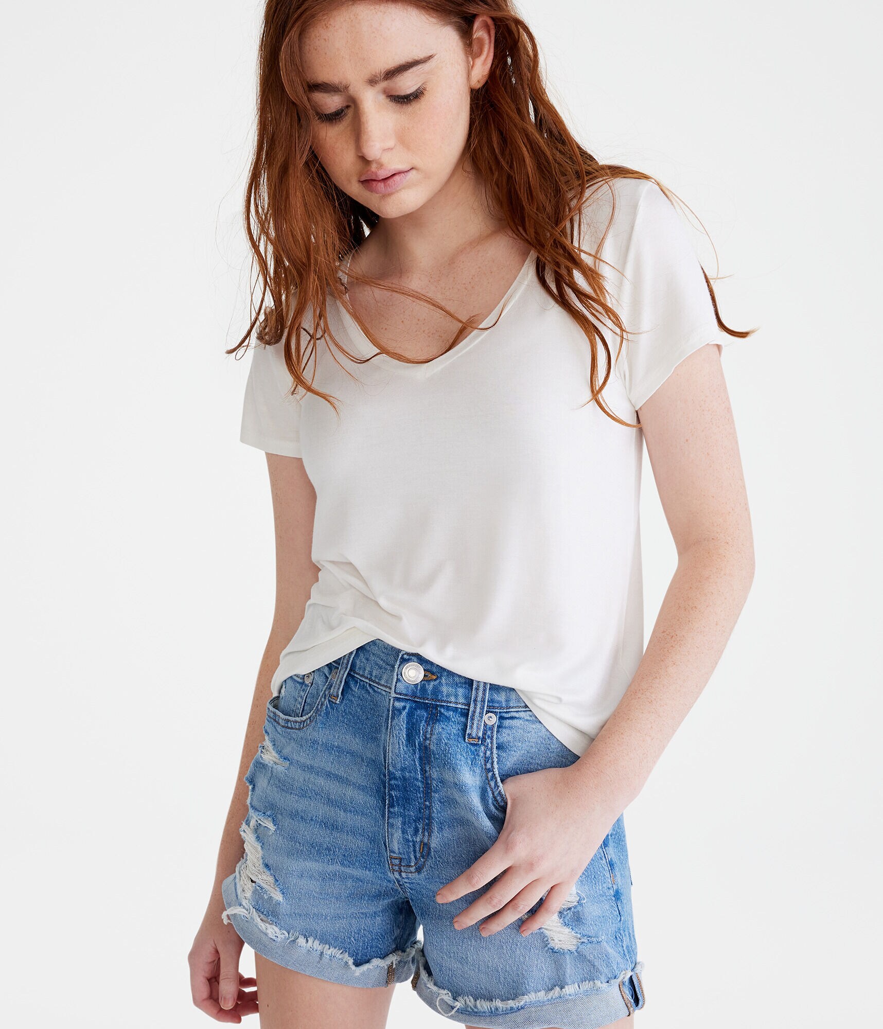 Seriously Soft V-Neck Tee