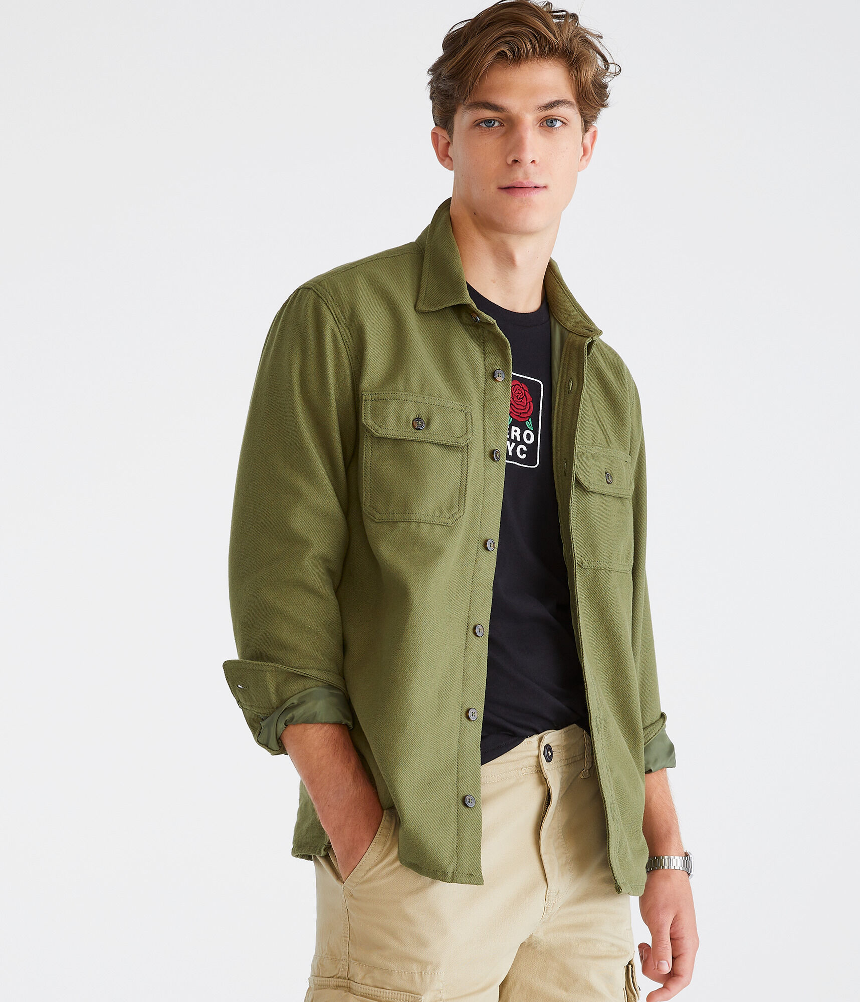 Lightweight Flannel Shacket