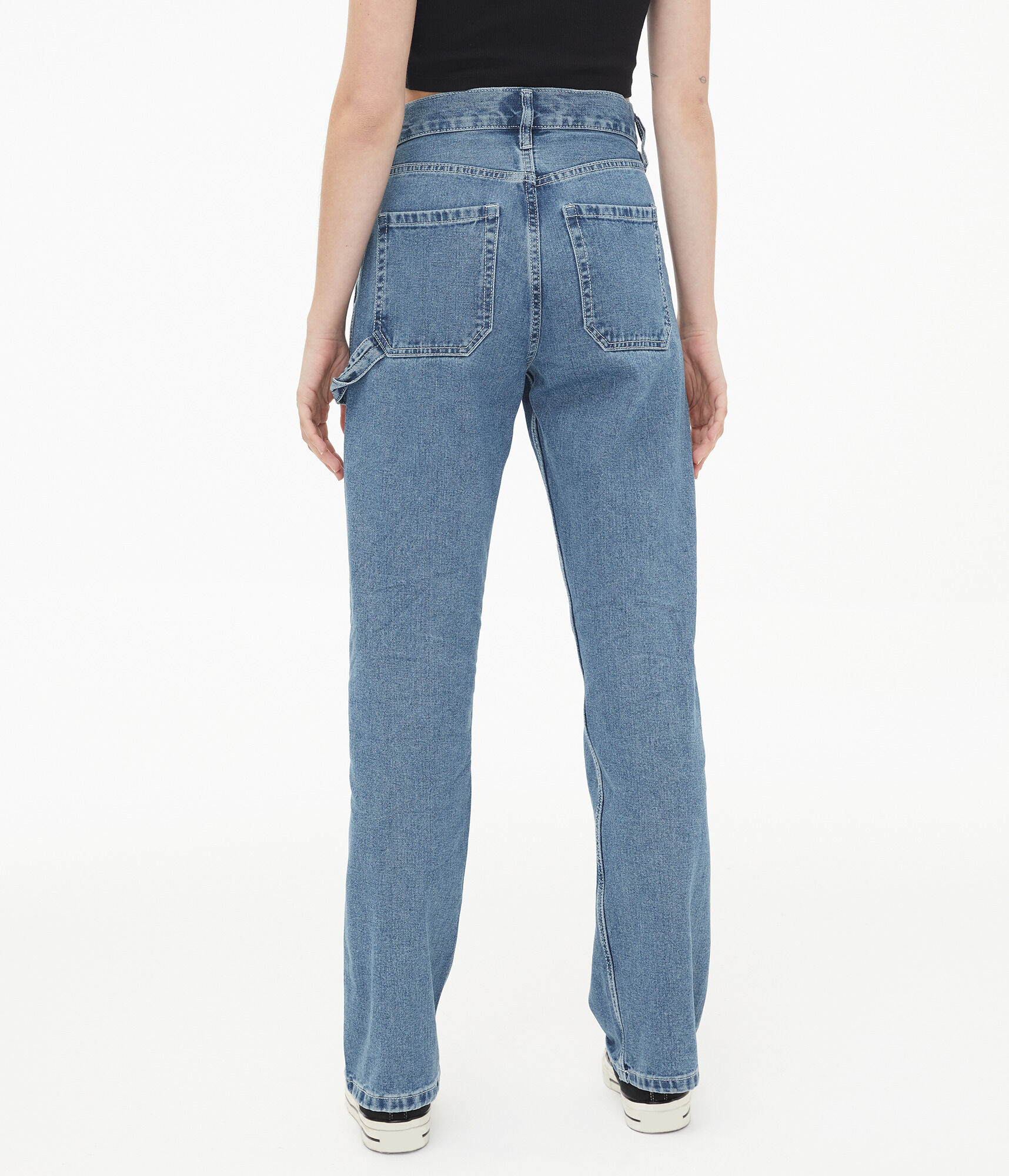Super High-Waisted Baggy Carpenter Jean