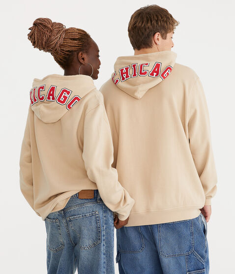 Chicago Bulls Chenille Pullover Hoodie