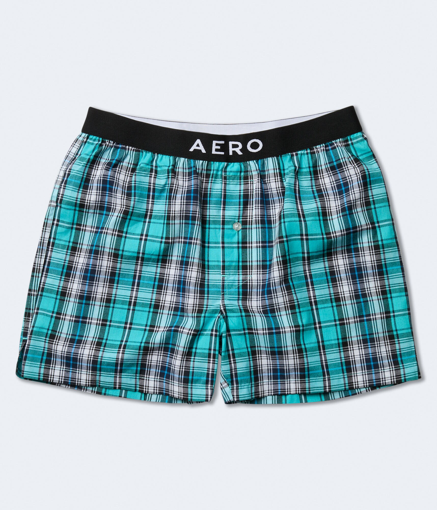 Plaid Woven Boxers