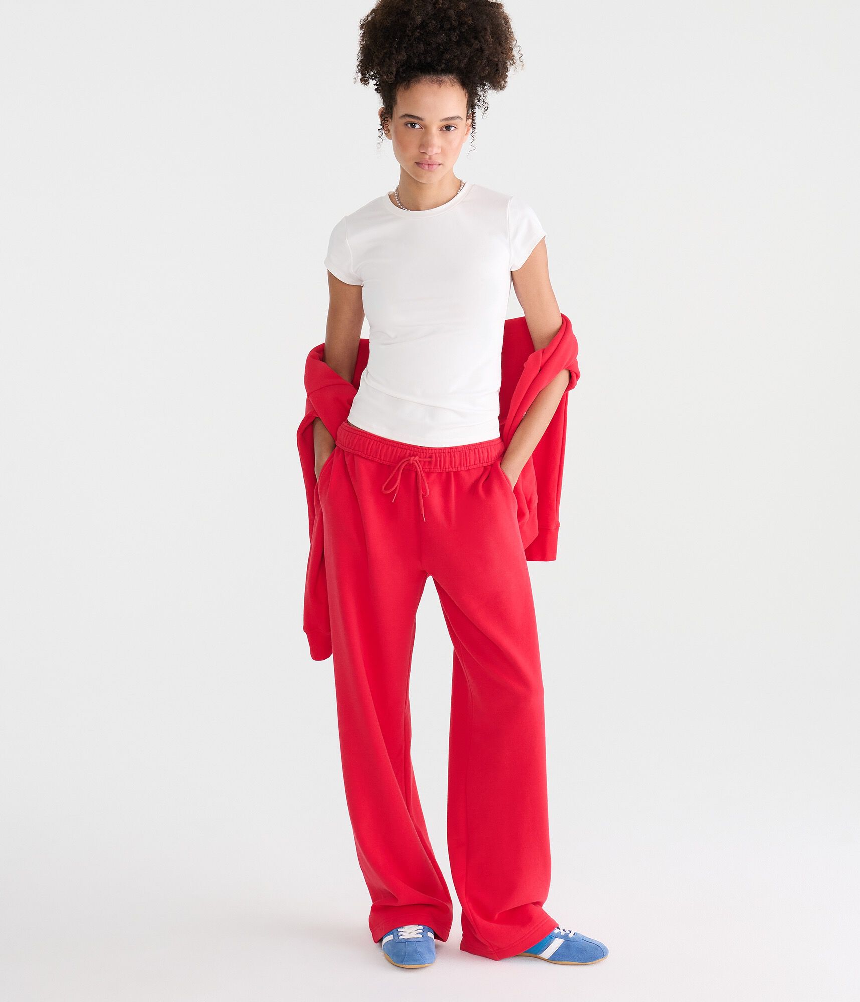 Cloud Soft Mid-Rise Straight Leg Sweatpants