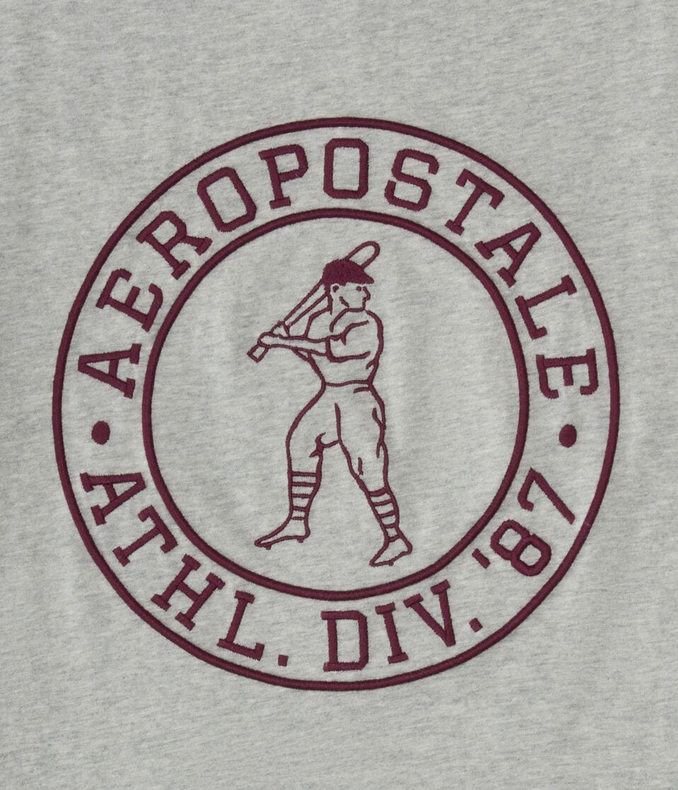 Aeropostale Baseball Logo Graphic Tee