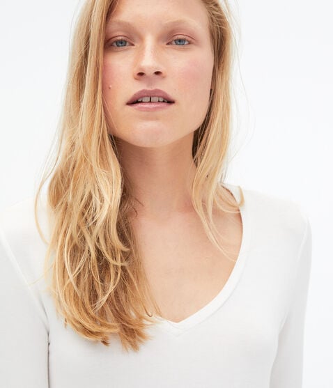 Long Sleeve Seriously Soft V-Neck Tee Long Sleeve Seriously Soft V-Neck Tee