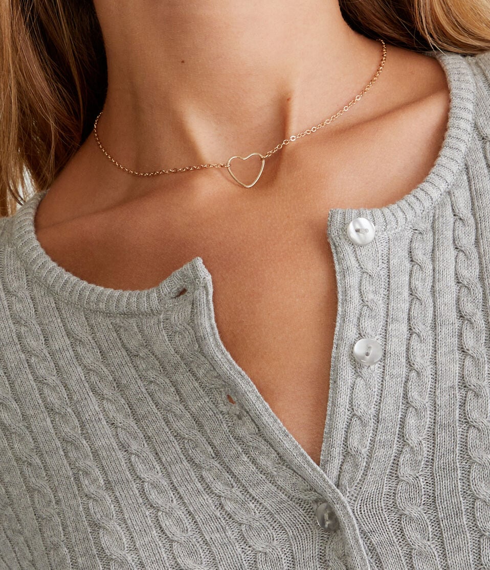 Cable Knit Crew Cardigan