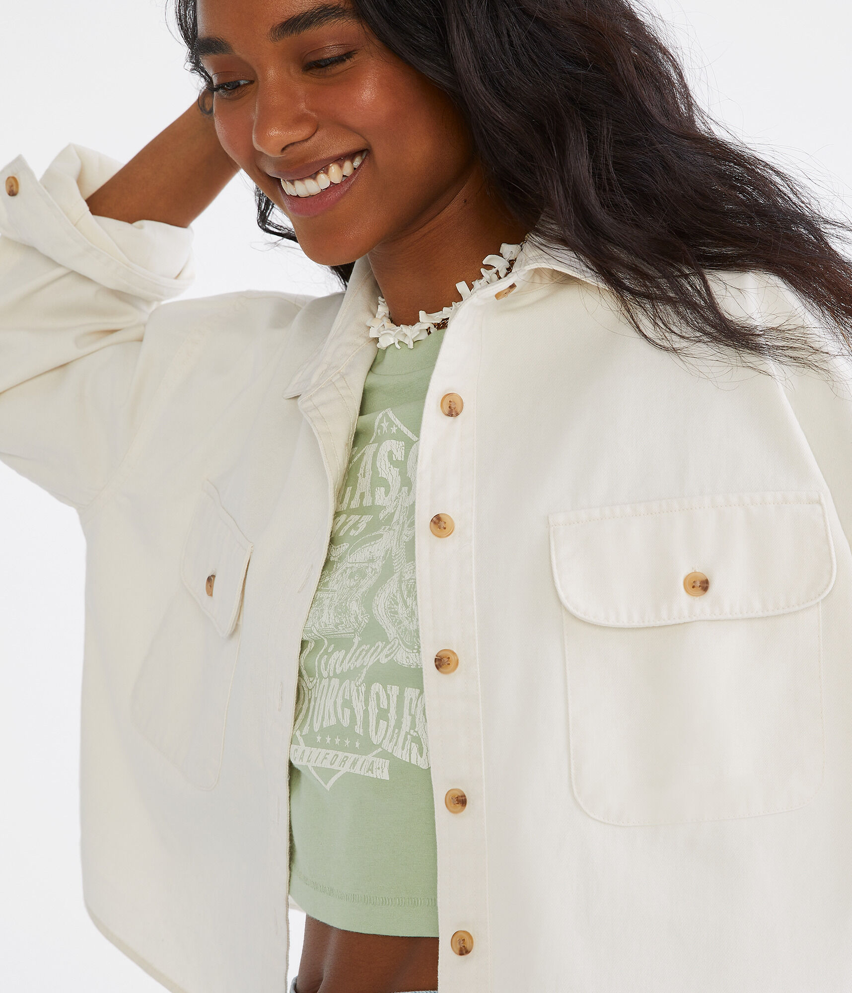 Relaxed Shirt Jacket