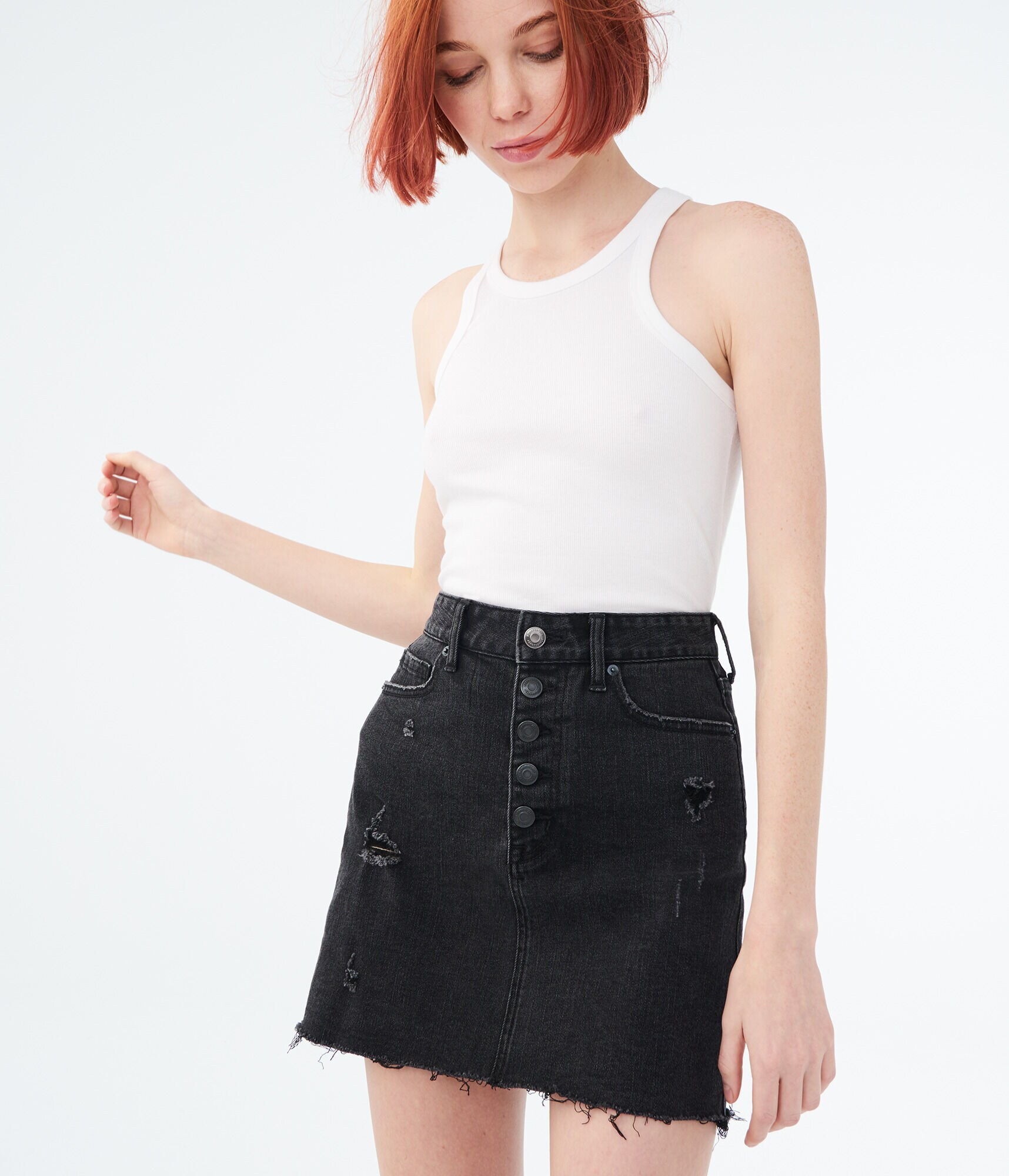 Seriously Soft High-Neck Ringer Tank