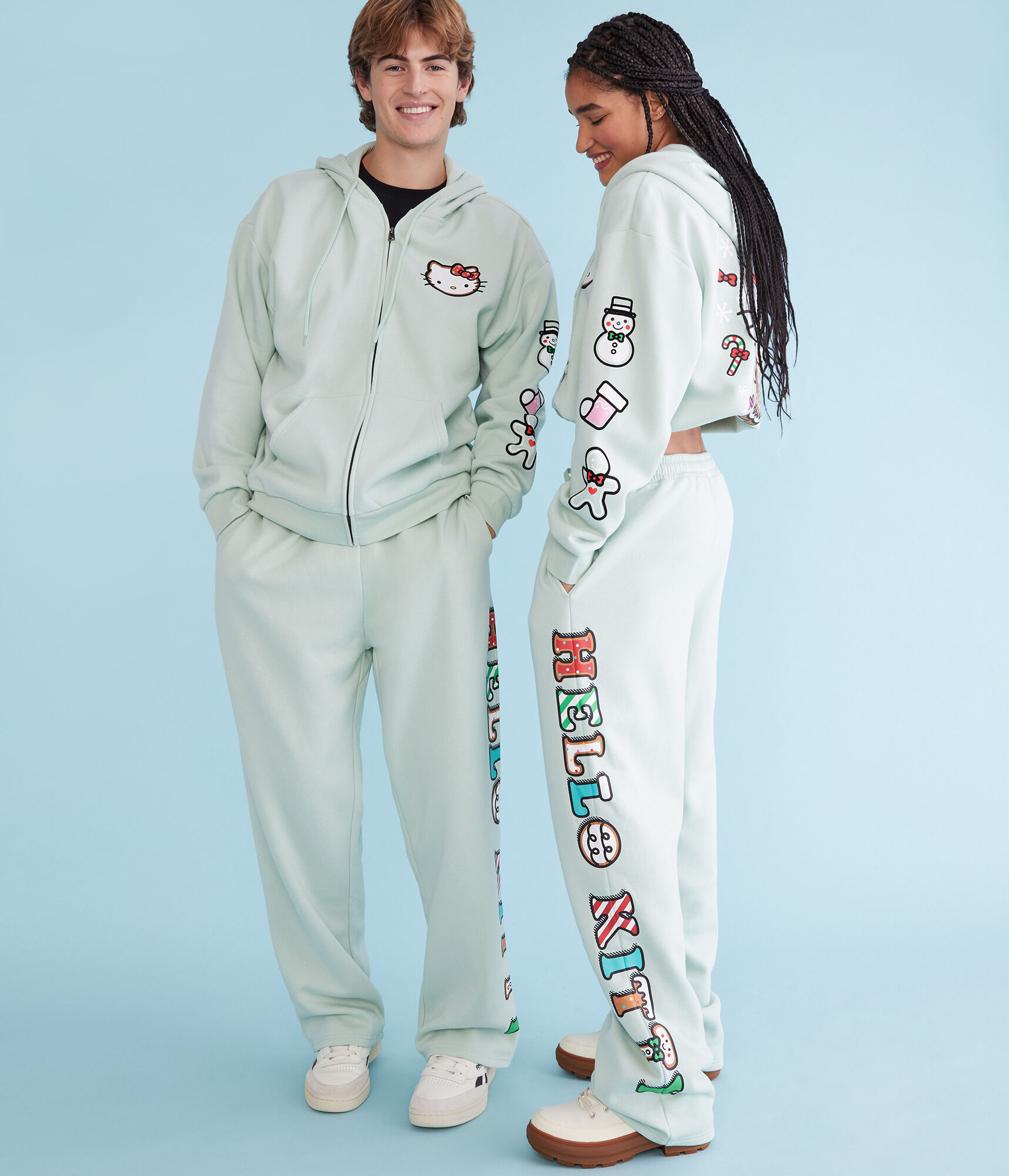 Hello Kitty Gingerbread Straight Leg Sweatpants