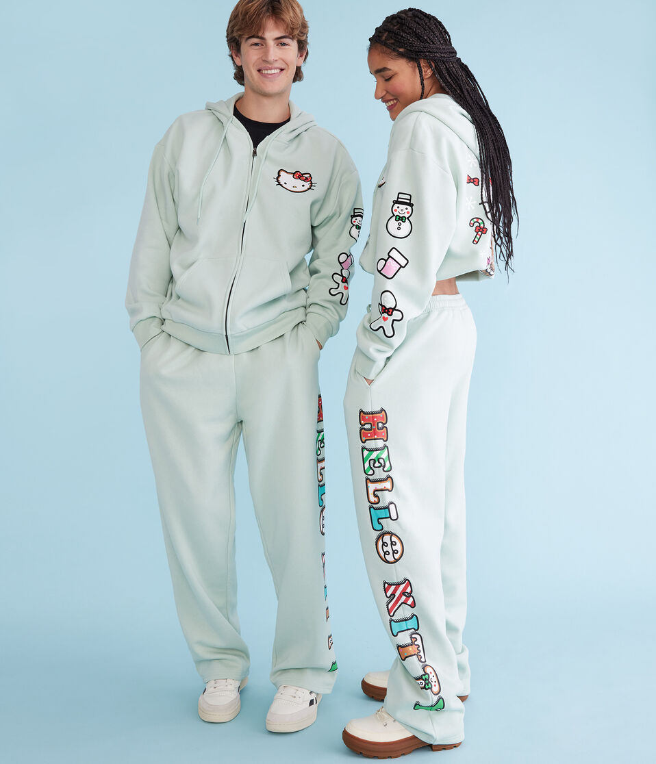 Hello Kitty Gingerbread Straight Leg Sweatpants