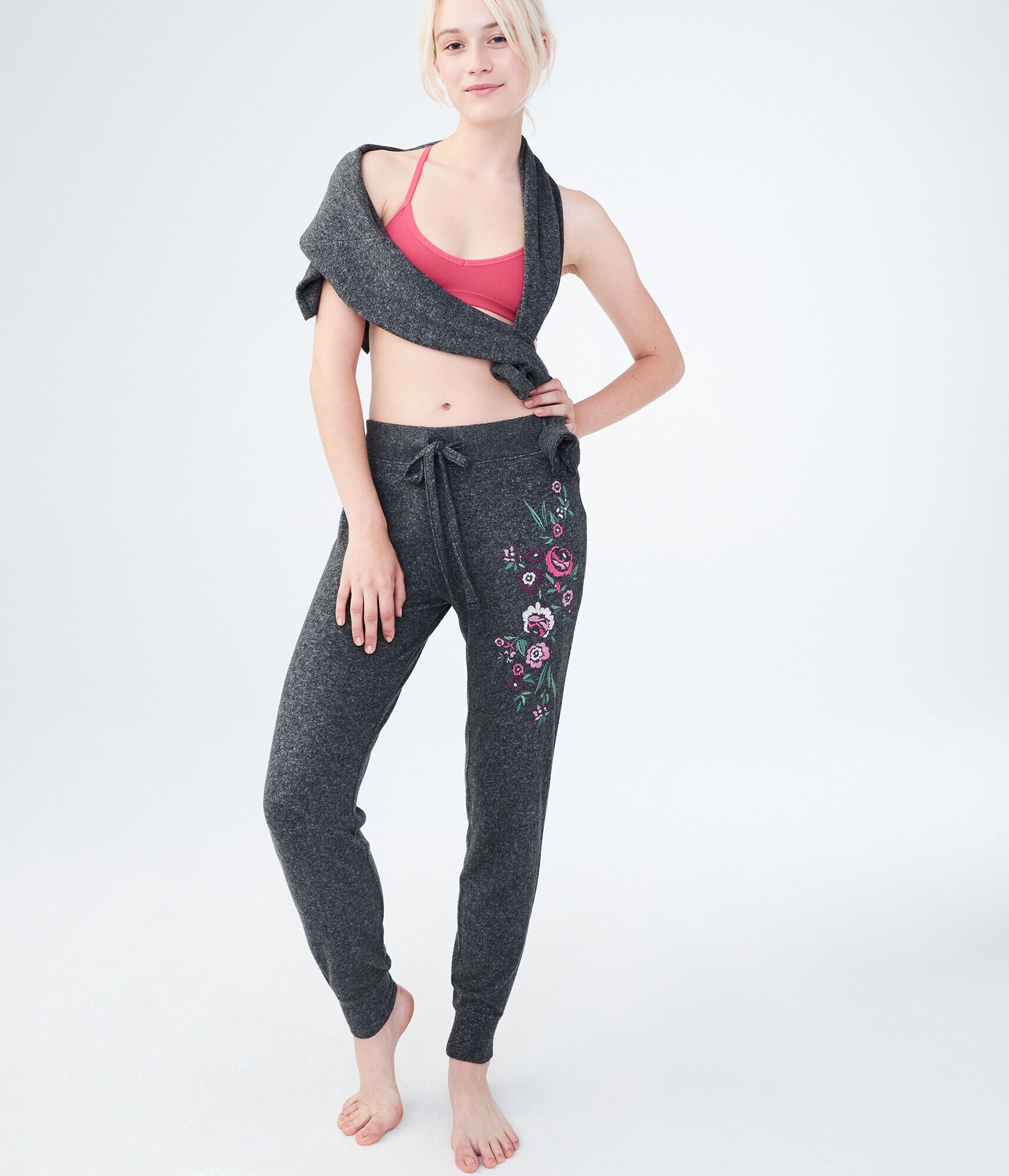 LLD Seriously Soft Embroidered Jogger Sweatpants