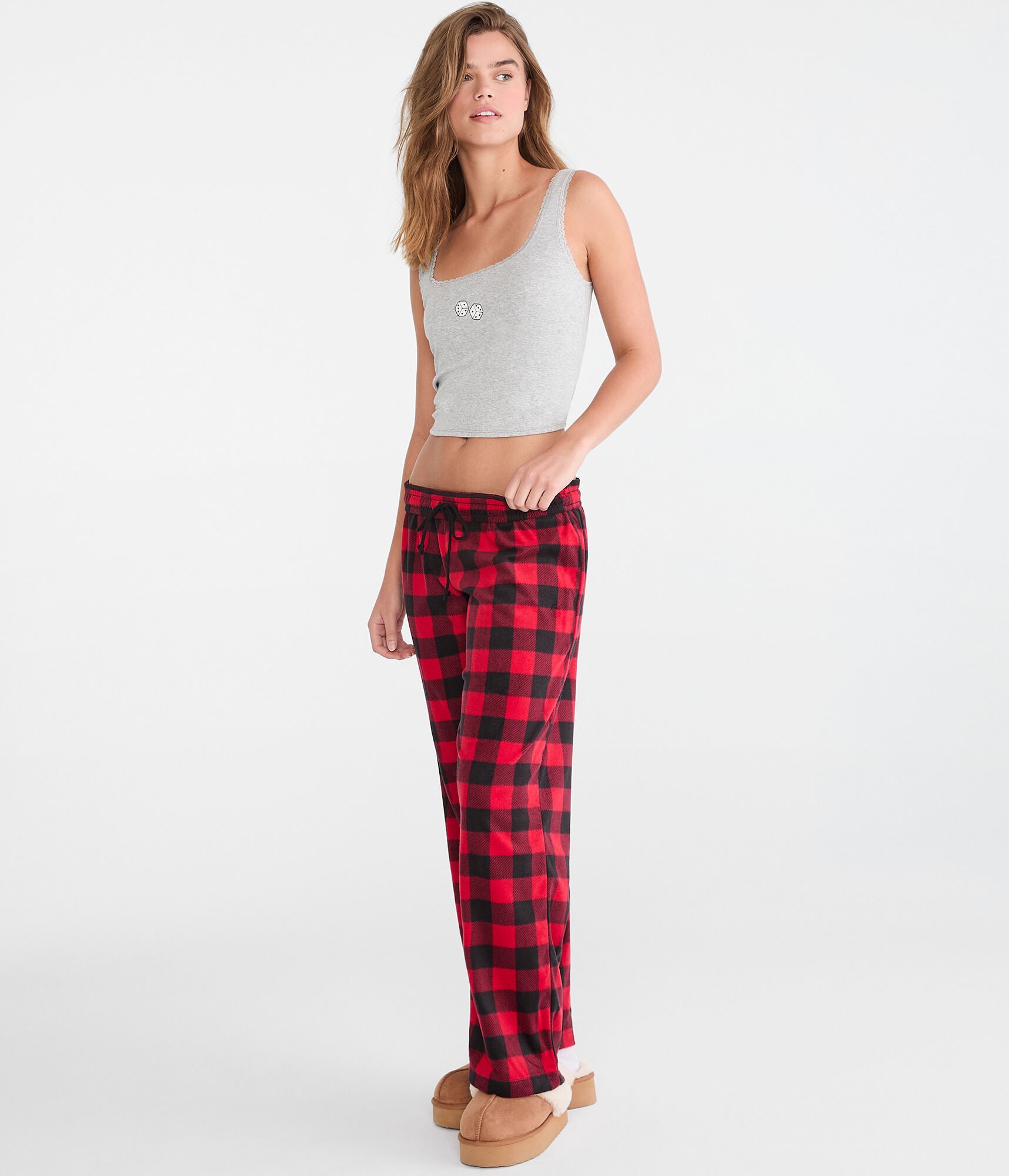 Buffalo Plaid Polyfleece Sleep Pants