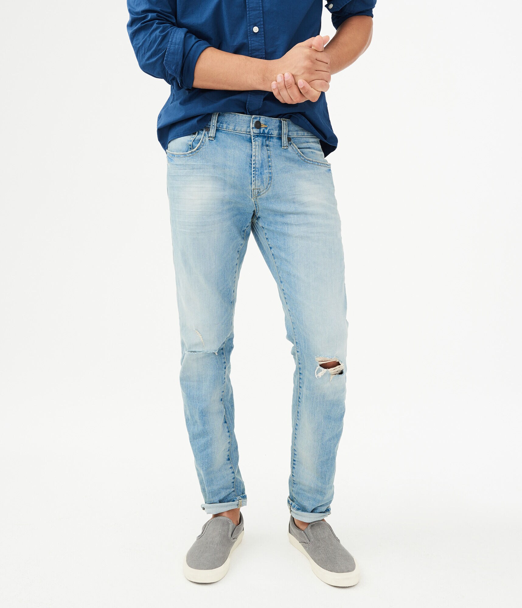 aeropostale light wash jeans