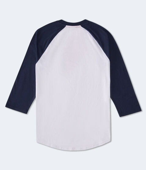 3/4 Sleeve Chicago Bears Relaxed Raglan Tee 3/4 Sleeve Chicago Bears Relaxed Raglan Tee