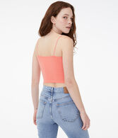 Square-Neck Cropped Cami