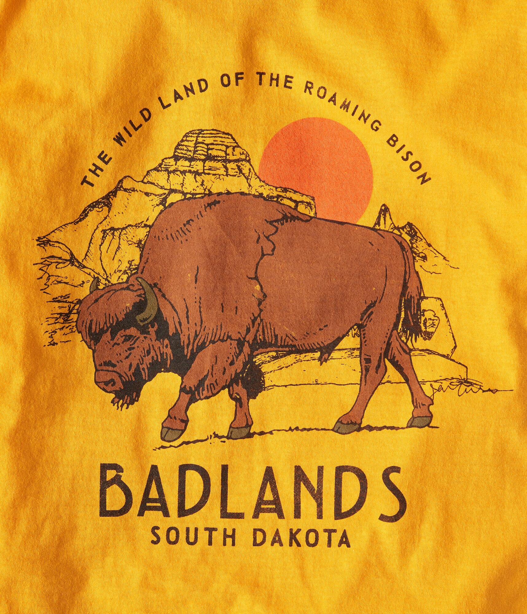 Badlands South Dakota Graphic Tee***