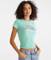 Aero Floral Fill Appliqué Graphic Tee