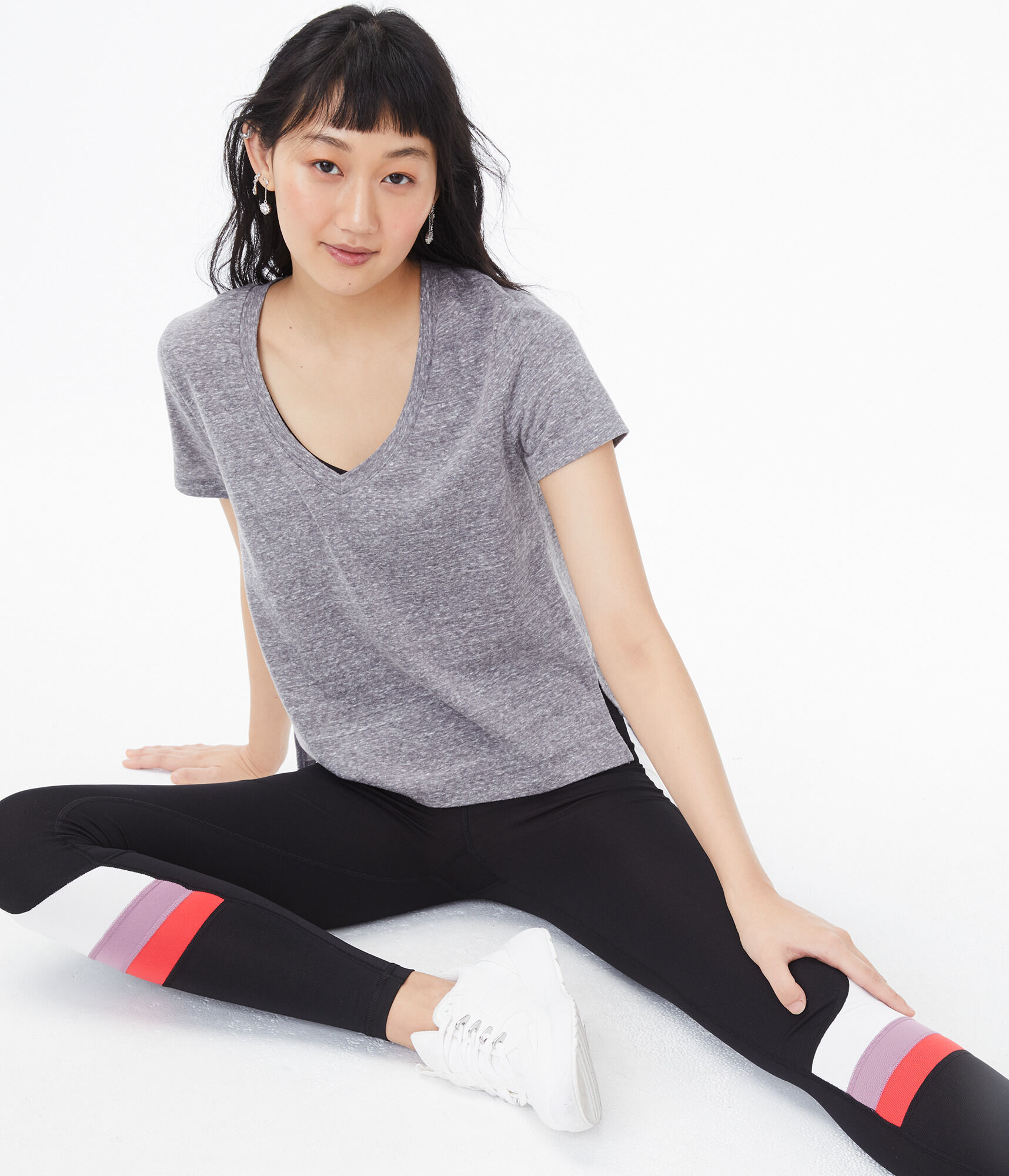 Perfect Cotton V-Neck Tee