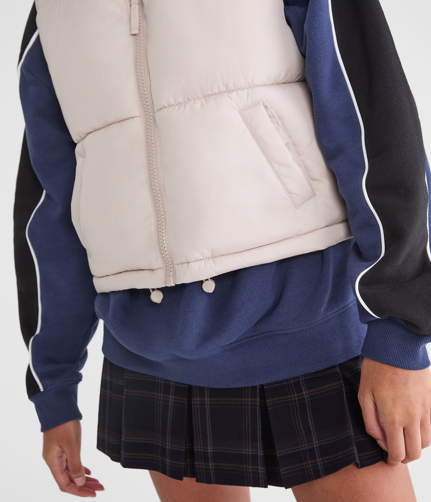 Lightweight Cropped Puffer Vest