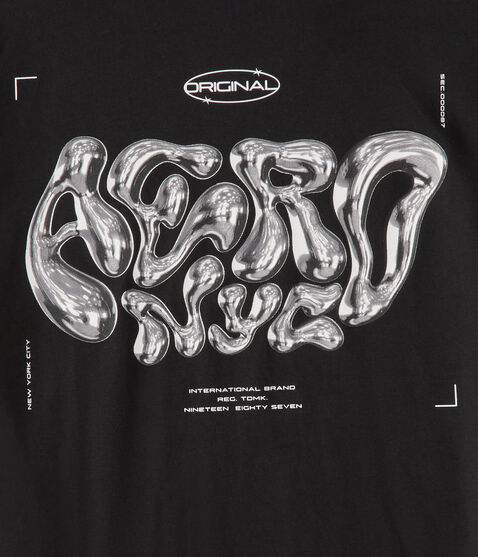 Aero NYC Liquid Logo Graphic Tee Aero NYC Liquid Logo Graphic Tee