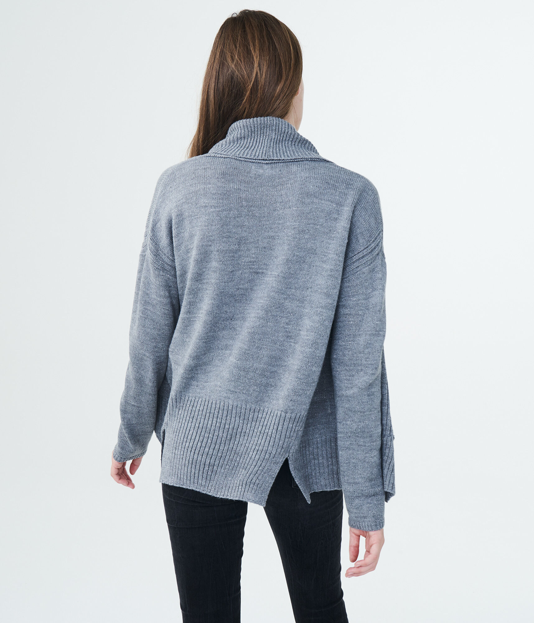 Solid Shawl-Collar Cardigan
