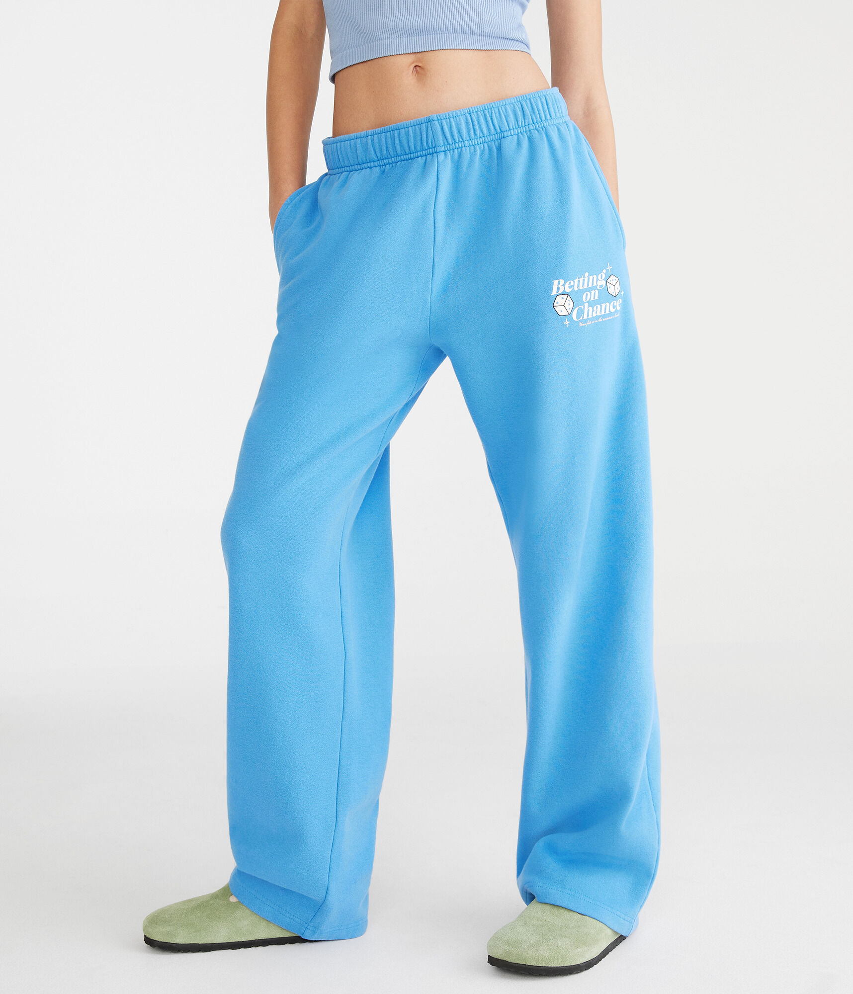 Betting On Chance Straight Leg Sweatpants
