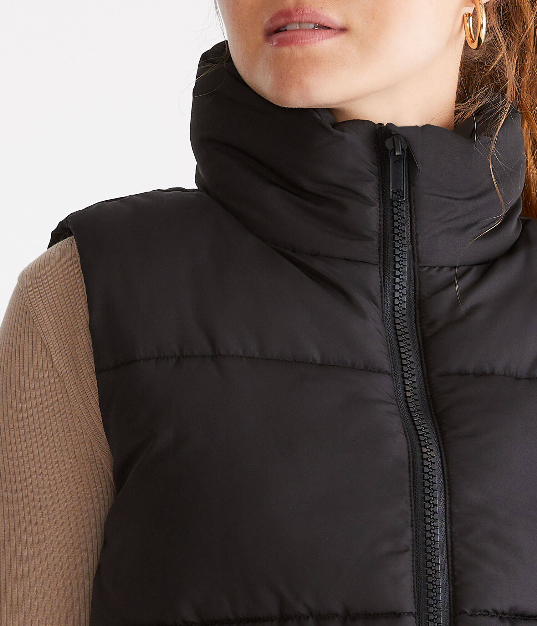 Lightweight Cropped Puffer Vest