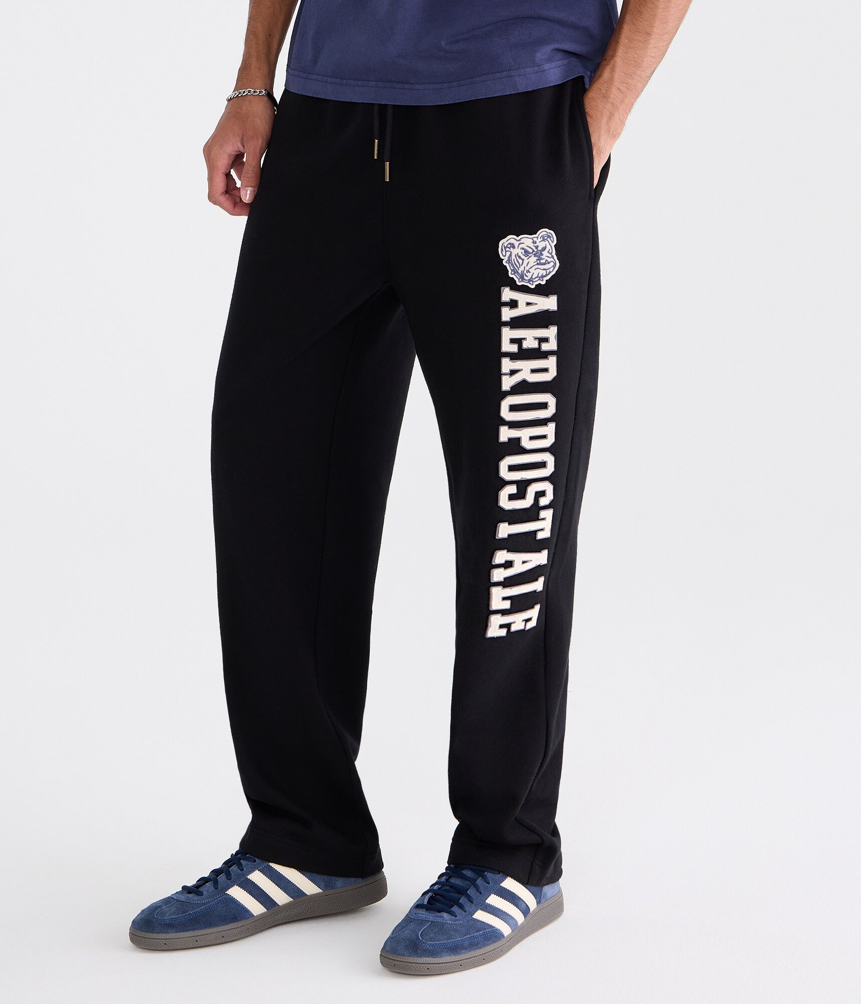 Aeropostale Bulldog Heritage Fleece Sweatpants