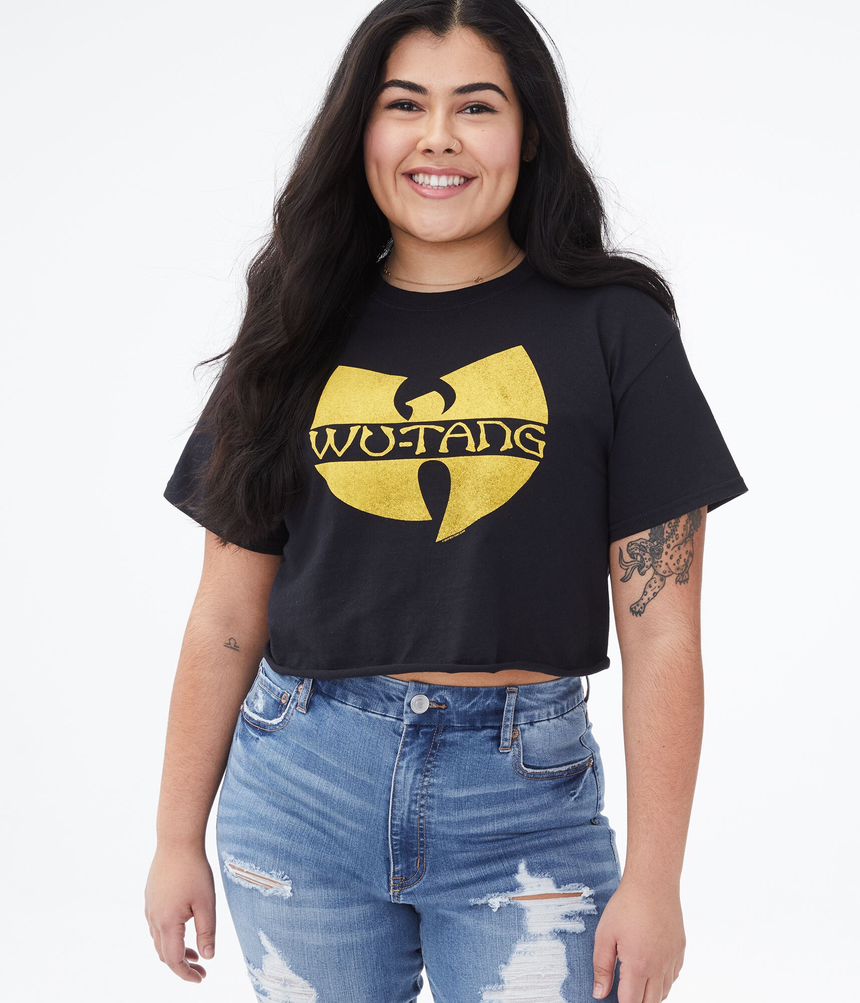 Wu-Tang Clan Cropped Graphic Tee