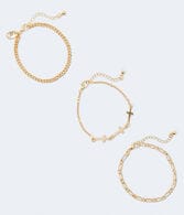 Three Crosses Bracelet 3-Pack