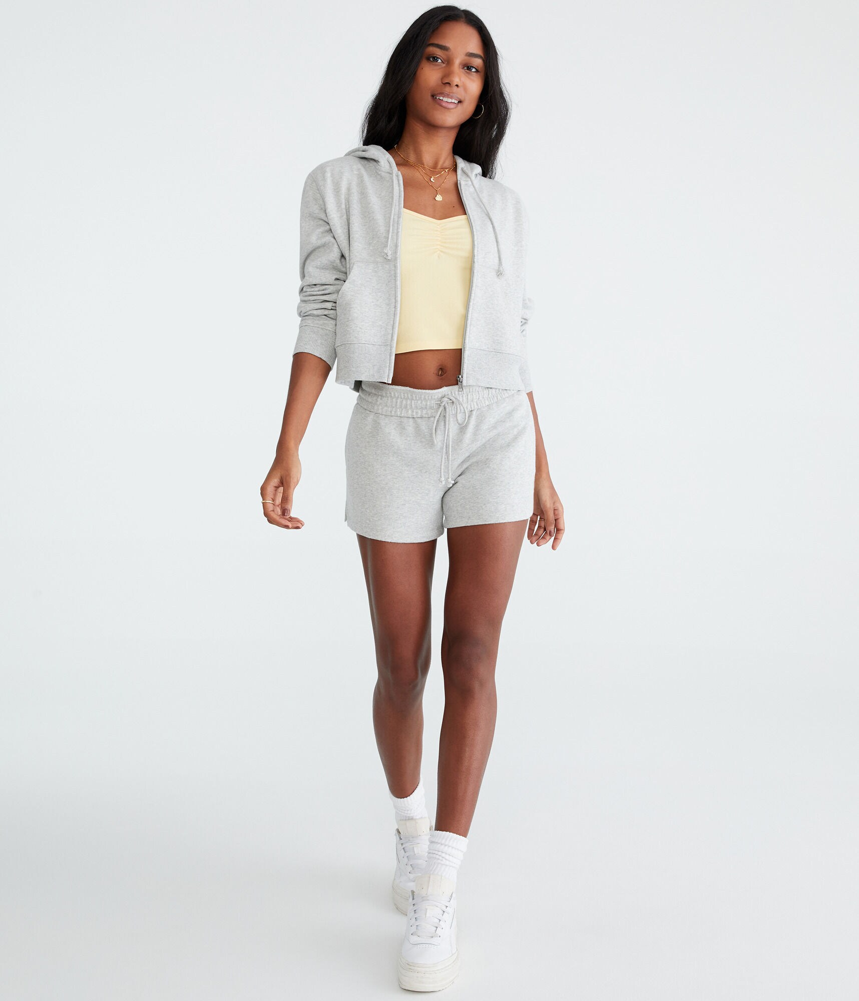 Fleece Slouchy Shorts