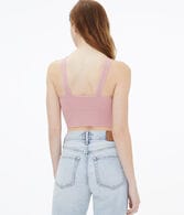 Ribbed Seamless Long-Line Bralette