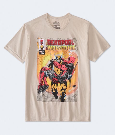 Deadpool & Wolverine Comic Relaxed Graphic Tee Deadpool & Wolverine Comic Relaxed Graphic Tee
