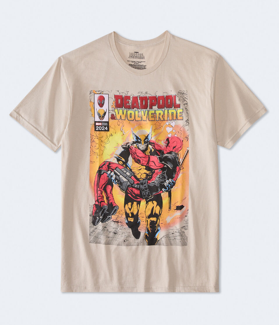 Deadpool & Wolverine Comic Relaxed Graphic Tee