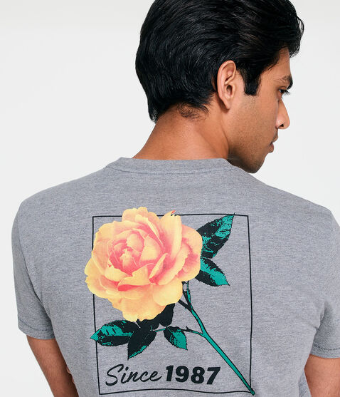 Aeropostale Rose Graphic Tee Aeropostale Rose Graphic Tee