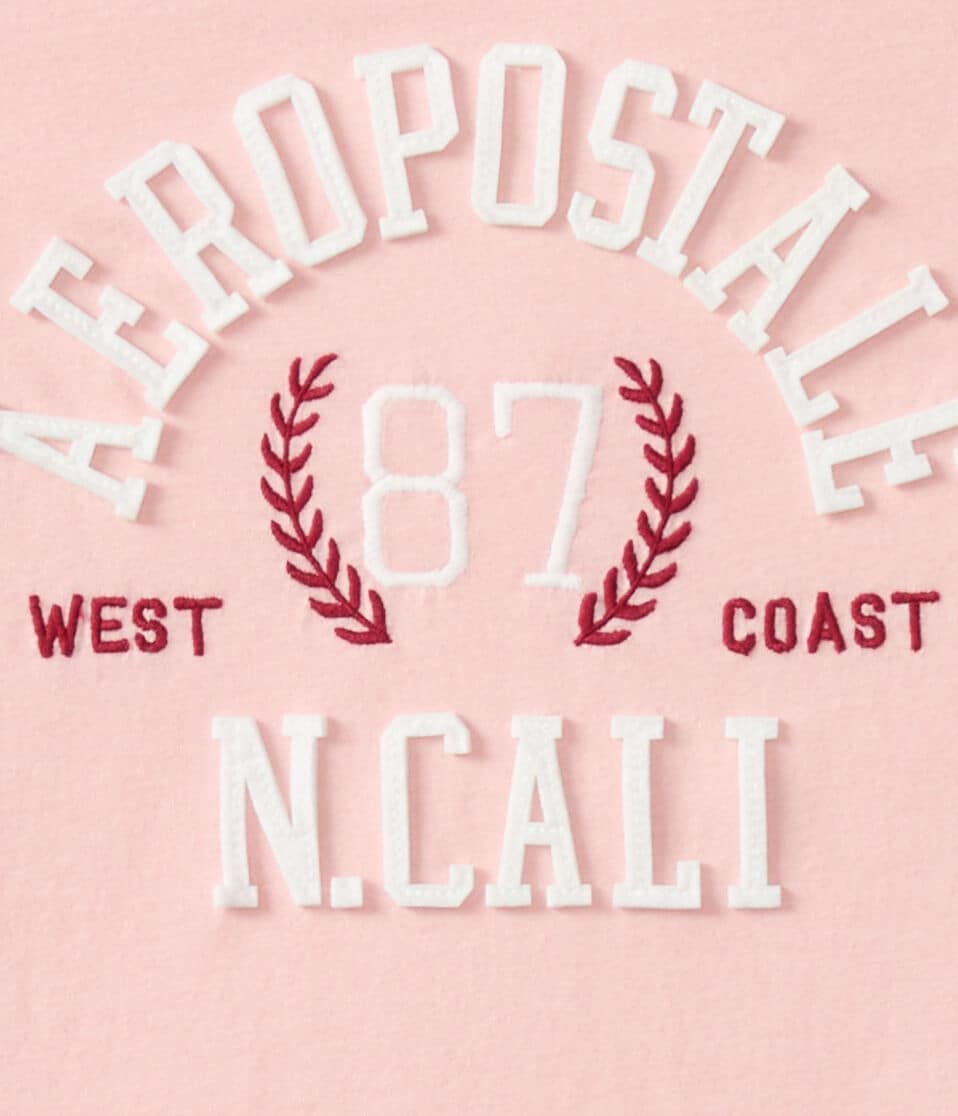 Aeropostale West Coast Appliqué Graphic Tee