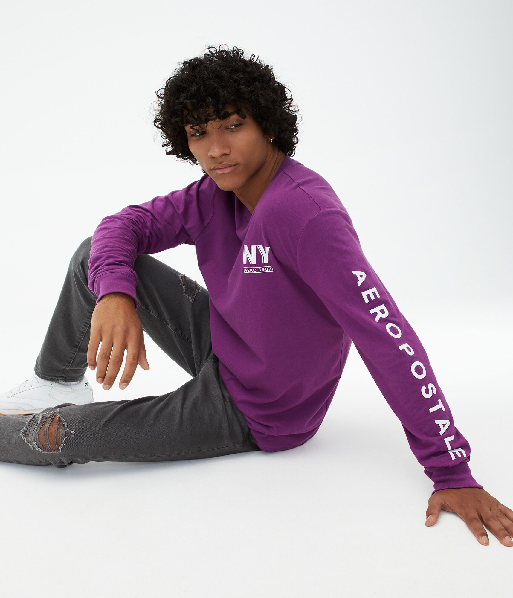 Long Sleeve Aero 87 NY Graphic Tee