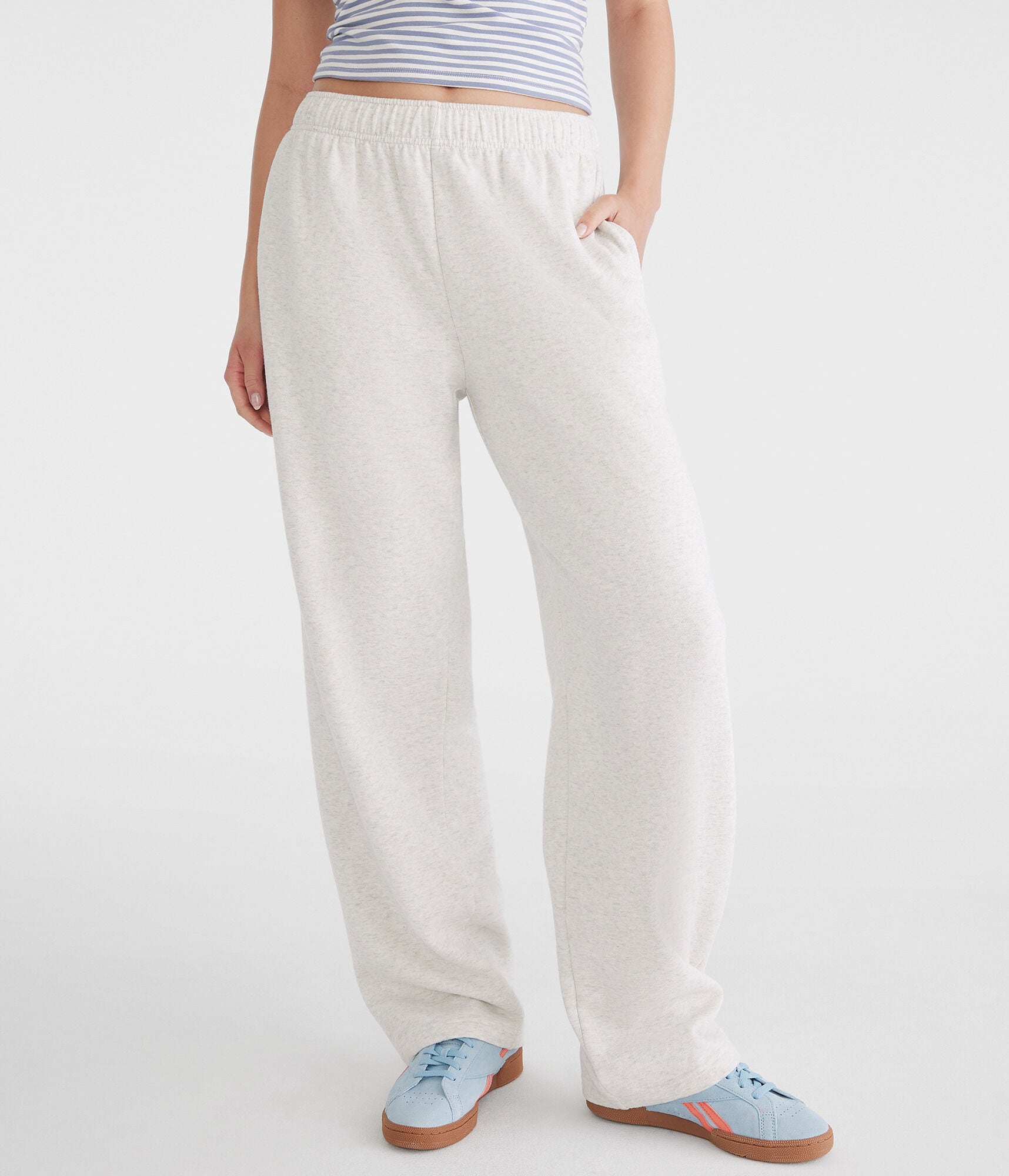 Cloud Soft Mid-Rise Straight Leg Sweatpants