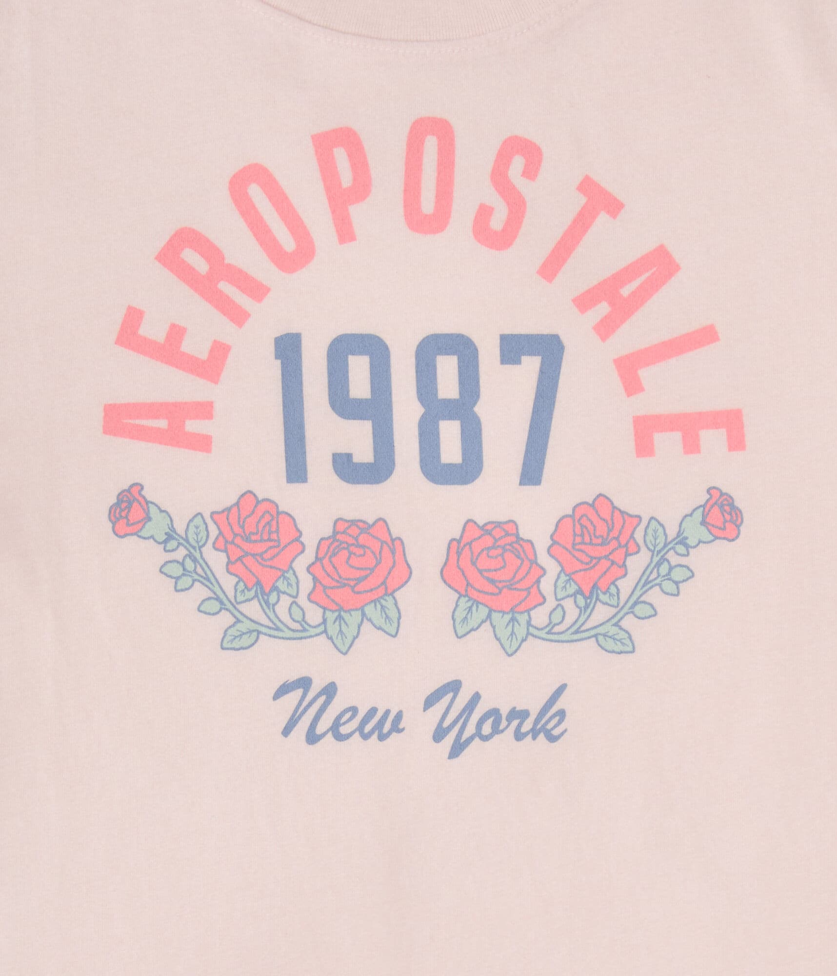 Aeropostale 1987 Roses Graphic Tee