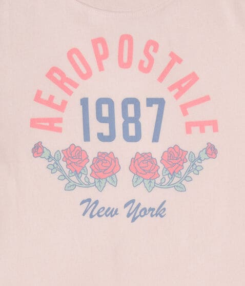 Aeropostale 1987 Roses Graphic Tee Aeropostale 1987 Roses Graphic Tee