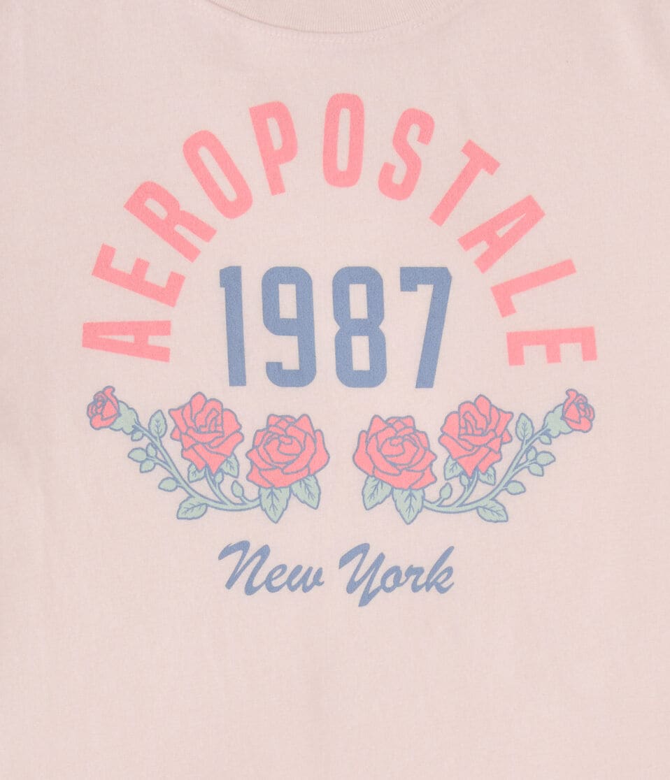 Aeropostale 1987 Roses Graphic Tee