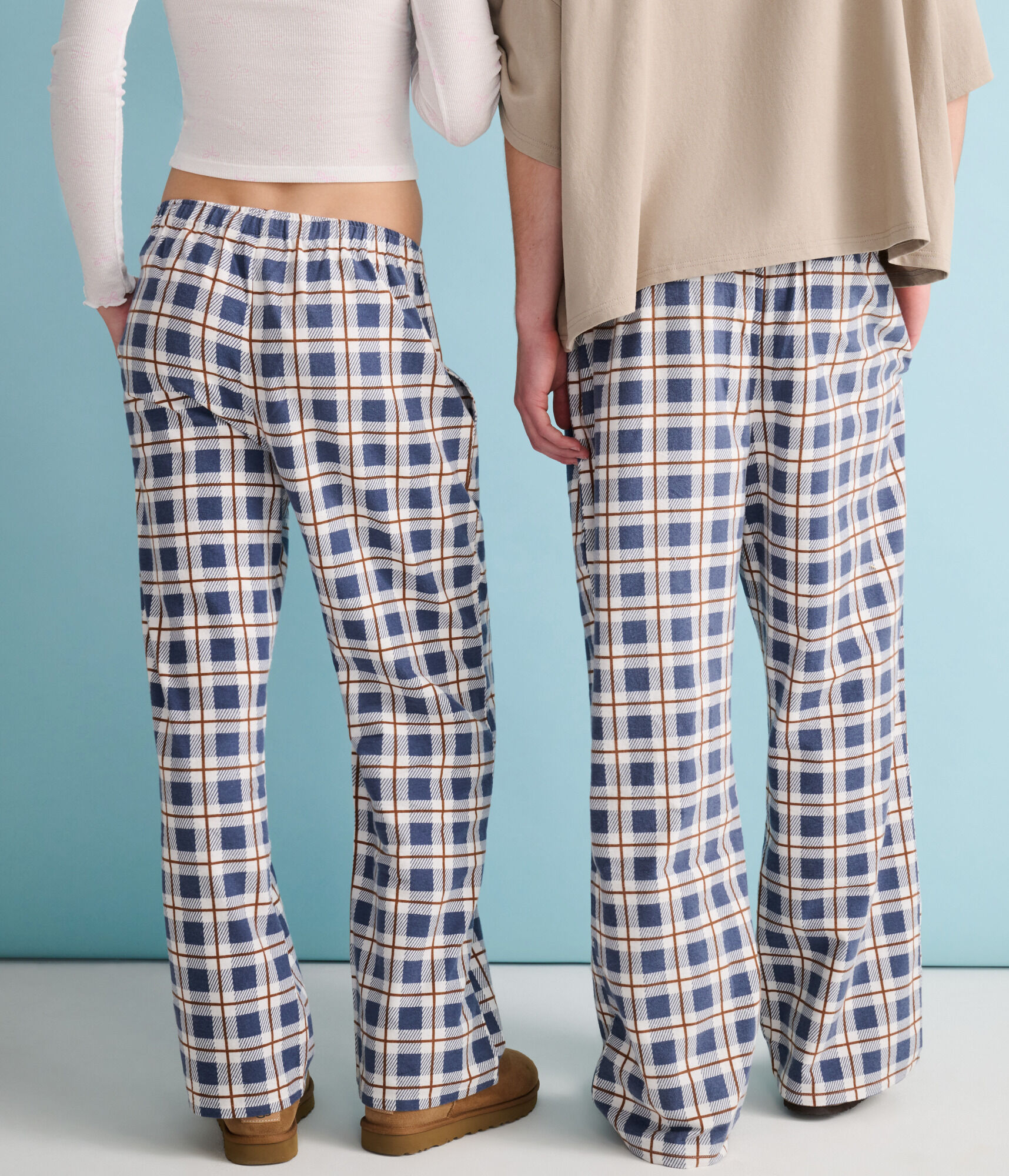 Peanuts® | Aéropostale Western Snoopy Plaid Flannel Sleep Pants