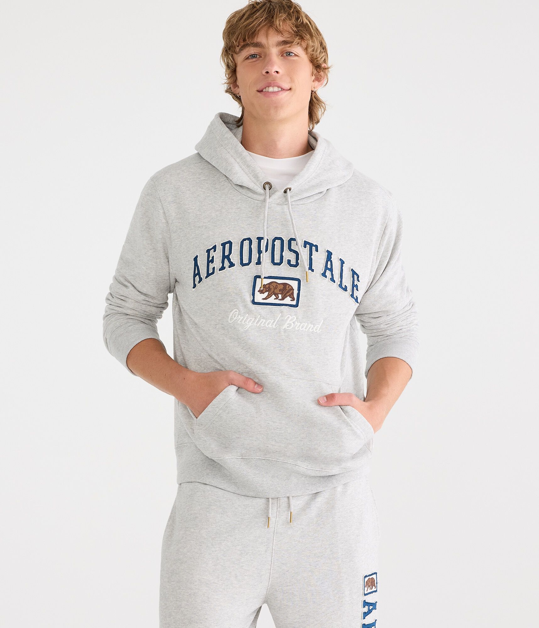 Aeropostale Bear Heritage Pullover Hoodie