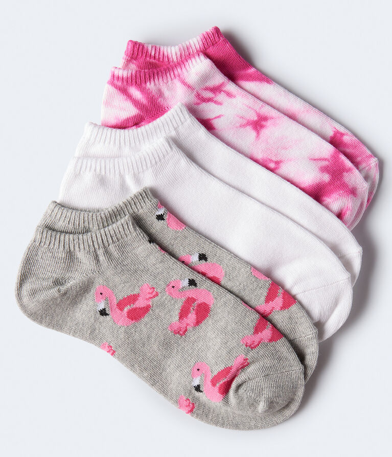 Flamingo Ankle Sock 3-Pack