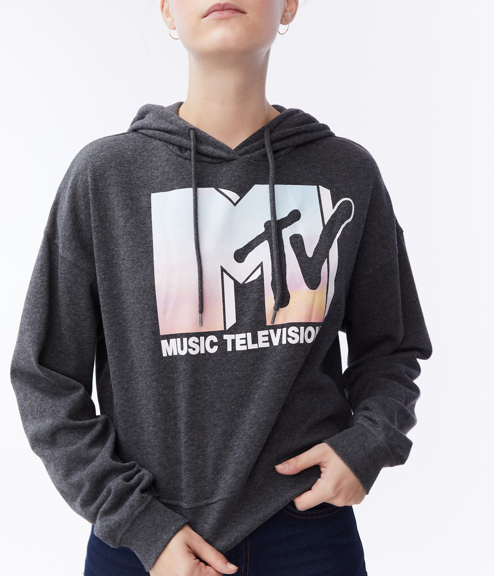 MTV Logo Pullover Hoodie***